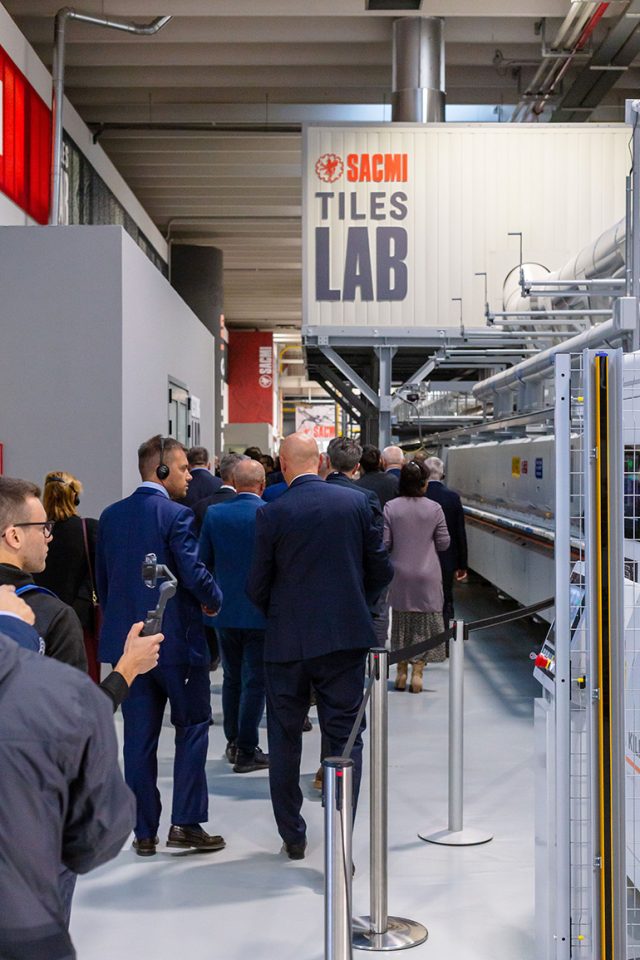 مراسم افتتاحیه Tiles Lab جدید Sacmi
